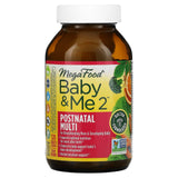 MegaFood, Baby & Me 2, Postnatal Multi, 60 Tablets - Supply Center USA