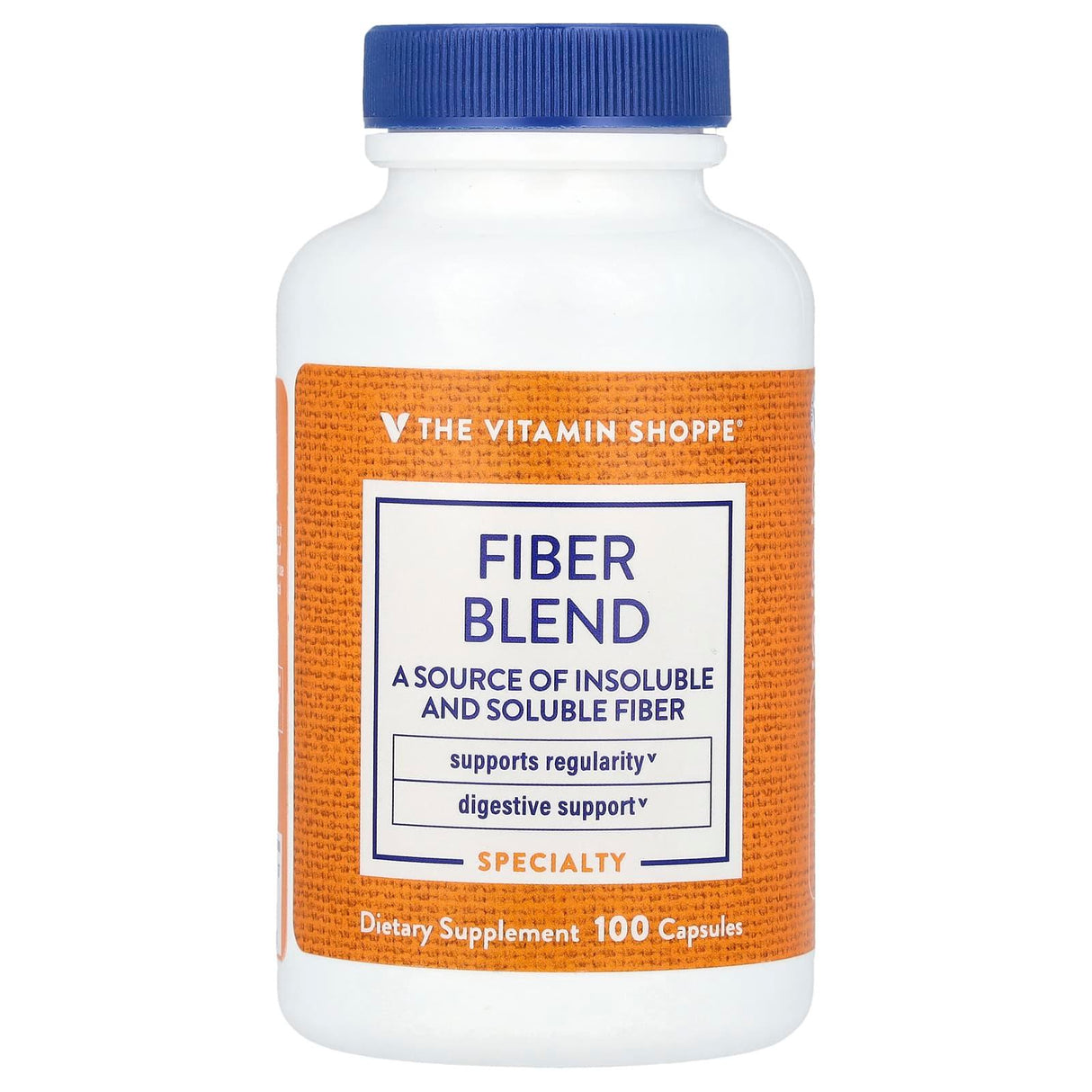 The Vitamin Shoppe, Fiber Blend, 100 Capsules - Supply Center USA