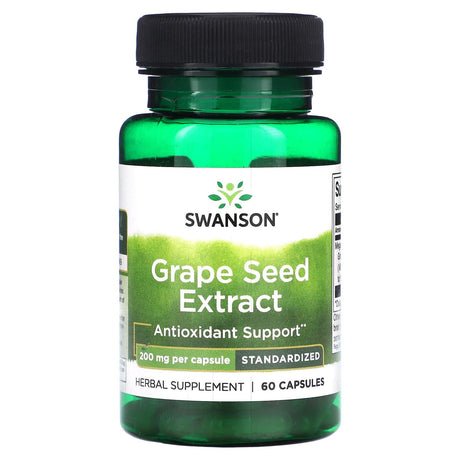 Swanson, Grape Seed Extract, 200 mg, 60 Capsules - Supply Center USA