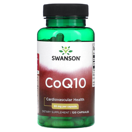 Swanson, CoQ10, 30 mg, 120 Capsules - Supply Center USA