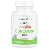 NaturesPlus, Pro Longvida®, Curcumin 1000, 60 Mini-Tabs - Supply Center USA