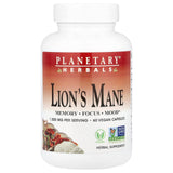 Planetary Herbals, Lion's Mane, 1,000 mg, 90 Vegan Capsules (500 mg per Capsule) - Supply Center USA