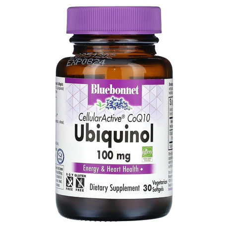 Bluebonnet Nutrition, CellularActive CoQ10, Ubiquinol, 100 mg, 30 Vegetarian Softgels - Supply Center USA