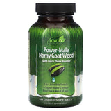 Irwin Naturals, Power-Male Horny Goat Weed, With Nitric Oxide Booster, 60 Liquid Soft-Gels - Supply Center USA