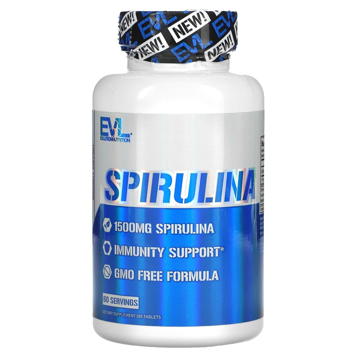 EVLution Nutrition, Spirulina, 500 mg, 180 Tablets - Supply Center USA