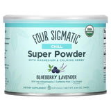 Four Sigmatic, Chill Super Powder with Magnesium & Calming Herbs, Blueberry Lavender, 4.94 oz (140 g) - Supply Center USA