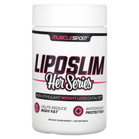 MuscleSport, Her Series, Liposlim, 60 Softgels - Supply Center USA