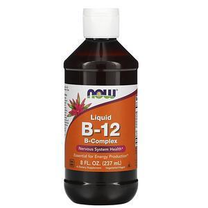 Now Foods, Liquid B-12, B-Complex, 8 fl oz (237 ml) - Supply Center USA