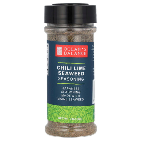 Ocean's Balance, Chili Lime Seaweed Seasoning, 3 oz (85 g) - Supply Center USA