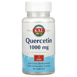 KAL, Quercetin, 1,000 mg, 60 Tablets - Supply Center USA