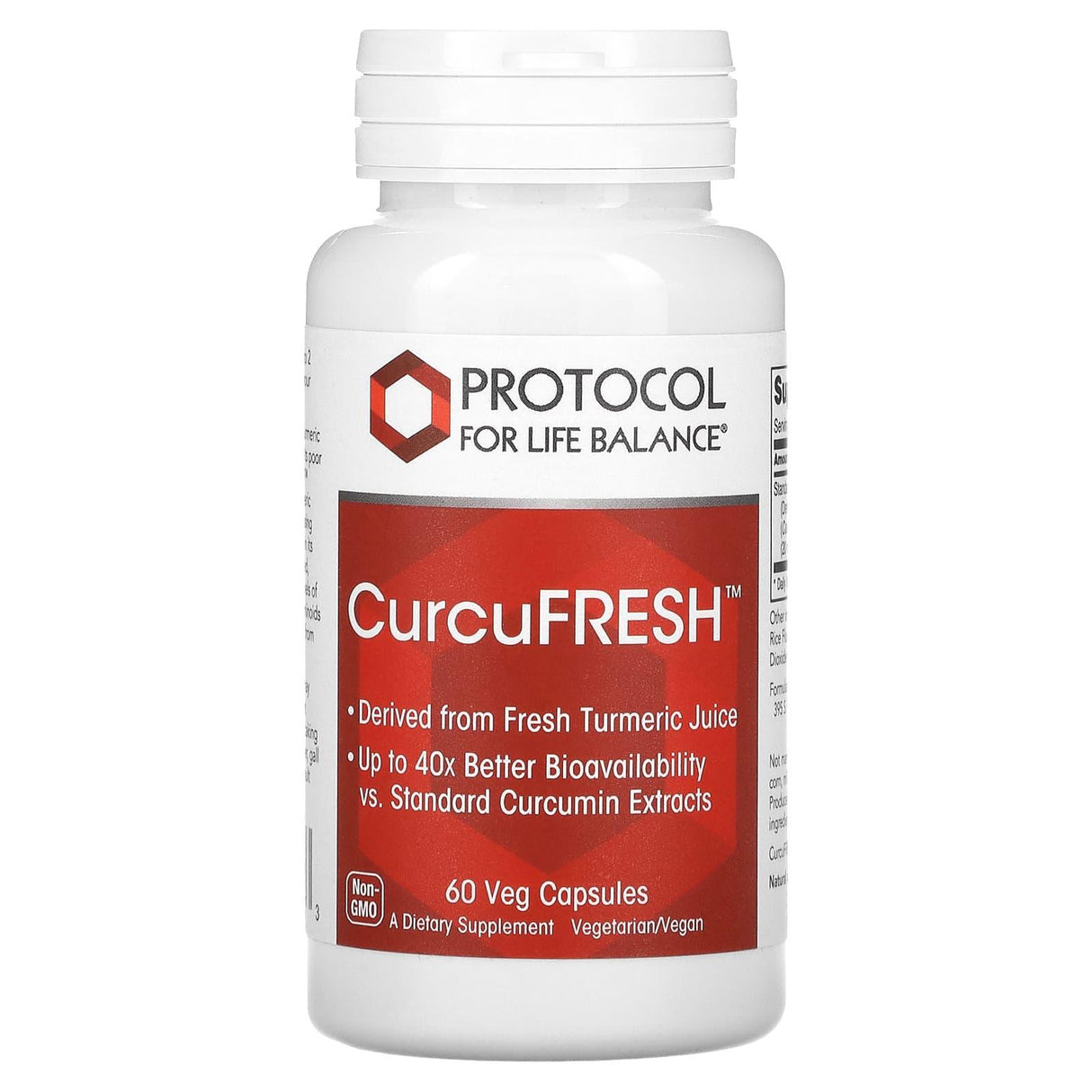 Protocol for Life Balance, CurcuFRESH, 60 Veg Capsules - Supply Center USA