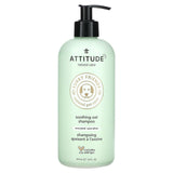 ATTITUDE, Furry Friends, Natural Pet Care, Soothing Oat Shampoo, Unscented, 16 fl oz (473 ml) - Supply Center USA