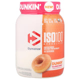 Dymatize, ISO100® Hydrolyzed, 100% Whey Protein Isolate, Dunkin® Glazed Donut, 1.34 lb (610 g) - Supply Center USA