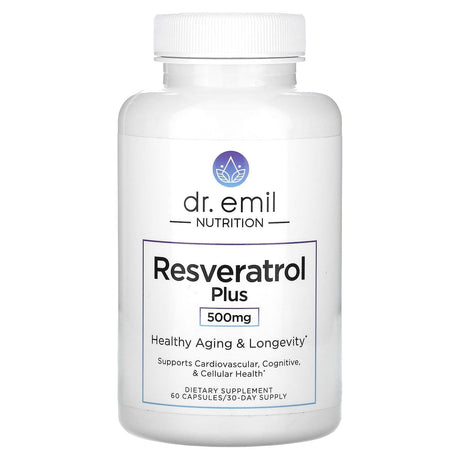 Dr. Emil Nutrition, Resveratrol Plus, 250 mg, 60 Capsules - Supply Center USA