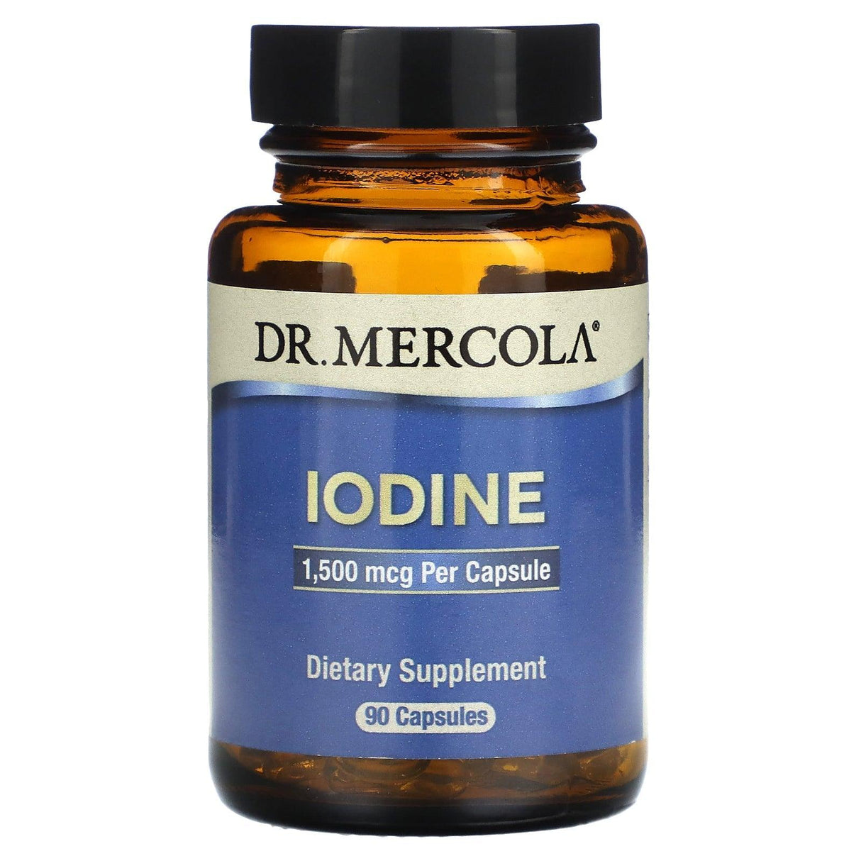 Dr. Mercola, Iodine, 1,500 mcg, 90 Capsules - Supply Center USA