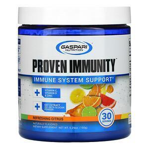 Gaspari Nutrition, Proven Immunity, Immune System Support, Refreshing Citrus, 5.29 oz (150 g) - Supply Center USA