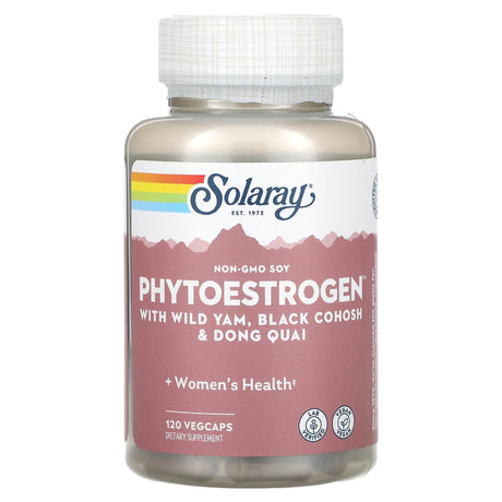 Solaray, Phytoestrogen with Wild Yam, Black Cohosh & Dong Quai, 120 VegCaps - Supply Center USA