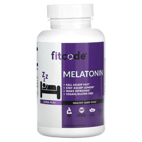 FITCODE, Melatonin, 100 Tablets - Supply Center USA