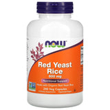 NOW Foods, Red Yeast Rice, 60 Veg Capsules - Supply Center USA