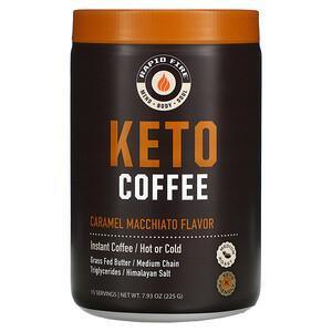 RAPIDFIRE, Keto Coffee, Caramel Macchiato, 7.93 oz (225 g) - Supply Center USA