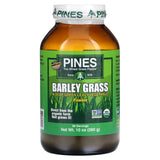 Pines International, Barley Grass Powder , 3.5 oz (100 g) - Supply Center USA