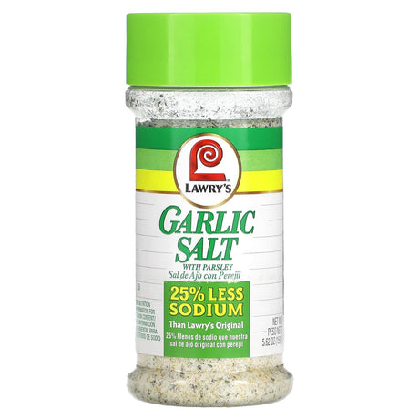 Lawry's, Garlic Salt with Parsley, 5.62 oz (159 g) - Supply Center USA