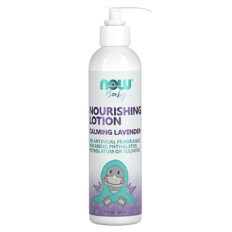 NOW Foods, Nourishing Lotion, Calming Lavender, 8 fl oz (237 ml) - Supply Center USA