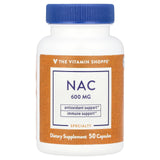 The Vitamin Shoppe, NAC, 600 mg, 50 Capsules - Supply Center USA