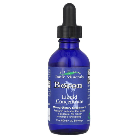 Eidon Ionic Minerals, Boron, Liquid Concentrate, 2 oz (60 ml) - Supply Center USA