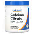 Nutricost, Calcium Citrate, Unflavored, 8.9 oz (250 g) - Supply Center USA