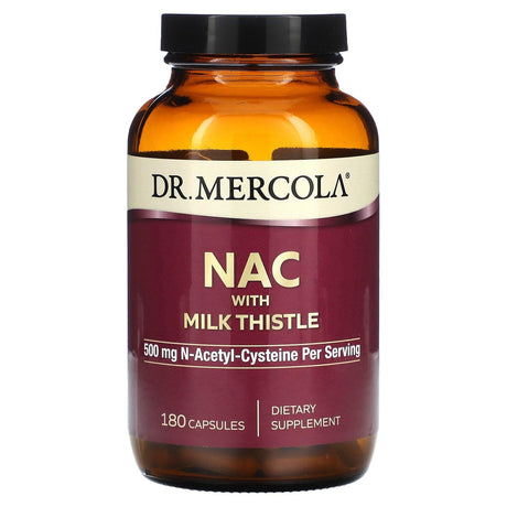 Dr. Mercola, NAC with Milk Thistle, 500 mg, 60 Capsules - Supply Center USA