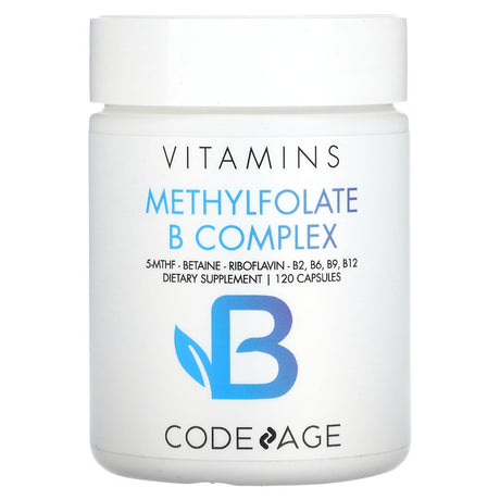 Codeage, Vitamins, Methylfolate B Complex, 120 Capsules - Supply Center USA