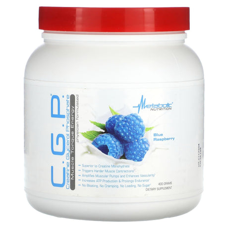 Metabolic Nutrition, C.G.P., Blue Raspberry, 400 g - Supply Center USA