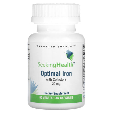 Seeking Health, Optimal Iron With Cofactors, 29 mg, 90 Vegetarian Capsules - Supply Center USA