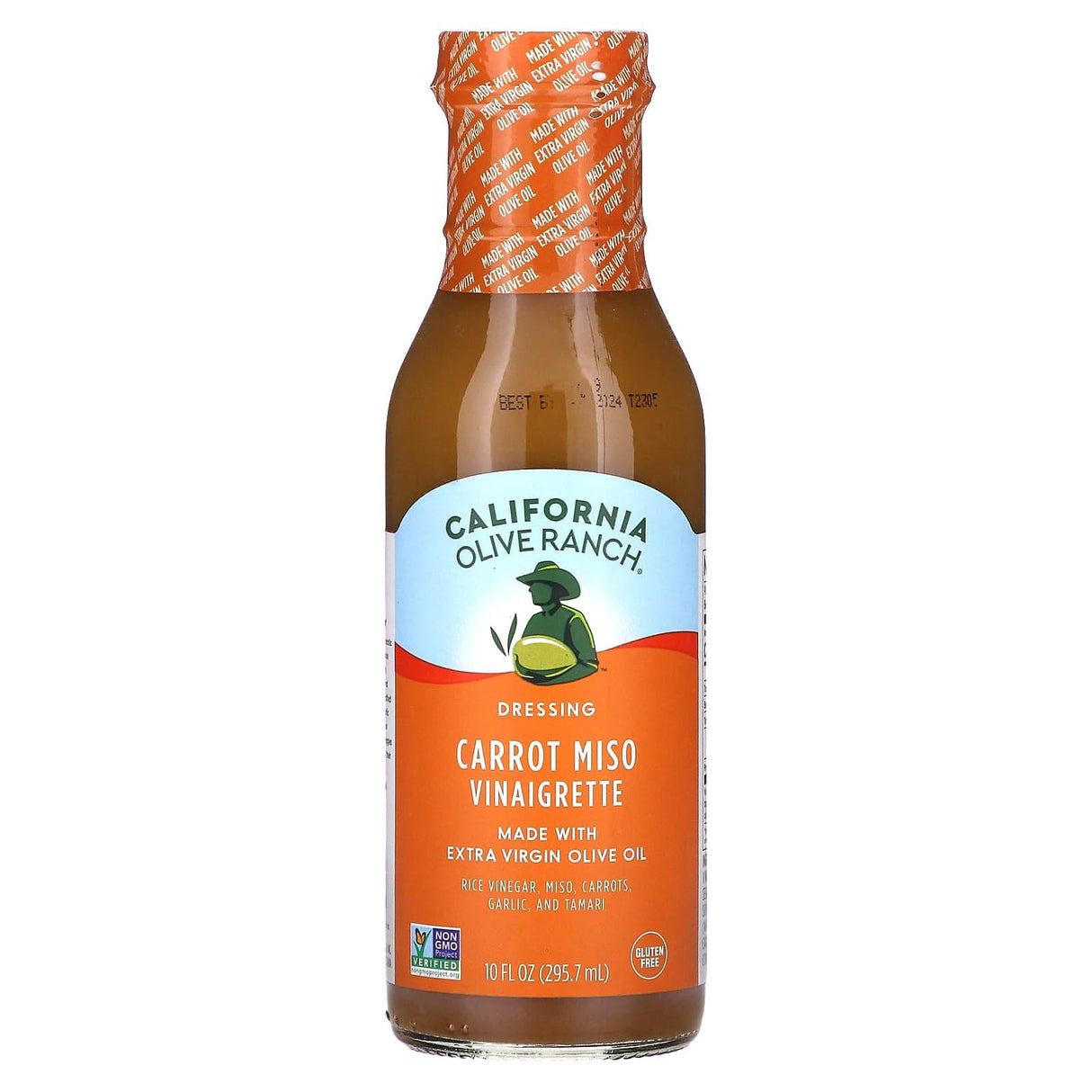 California Olive Ranch, Carrot Miso Vinaigrette Dressing, 10 fl oz (295.7 ml) - Supply Center USA