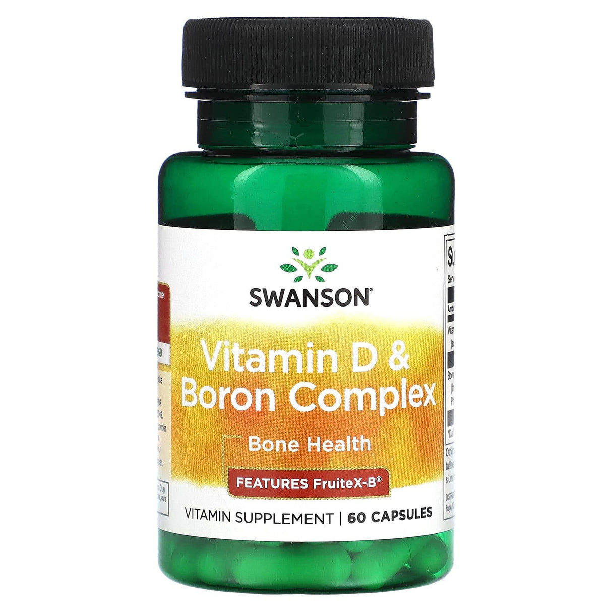 Swanson, Vitamin D & Boron Complex, 60 Capsules - Supply Center USA