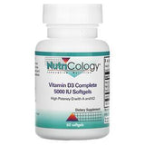 Nutricology, Vitamin D3 Complete , 5,000 IU, 60 Softgels - Supply Center USA