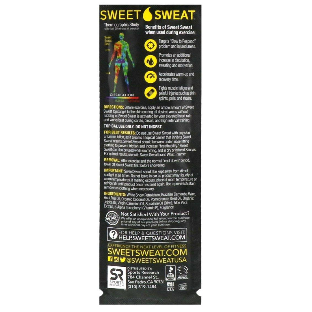 Sports Research, Sweet Sweat Waist Trimmer, Medium, Black & Yellow, 1 Belt - HealthCentralUSA