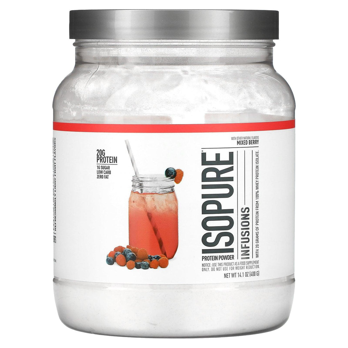 Isopure, Infusions Protein Powder, Pineapple Orange Banana, 14.1 oz (400 g) - Supply Center USA