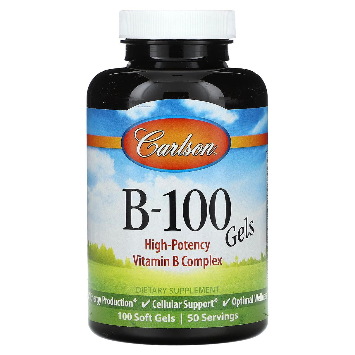 Carlson, Vitamin B-100, 200 Soft Gels - Supply Center USA