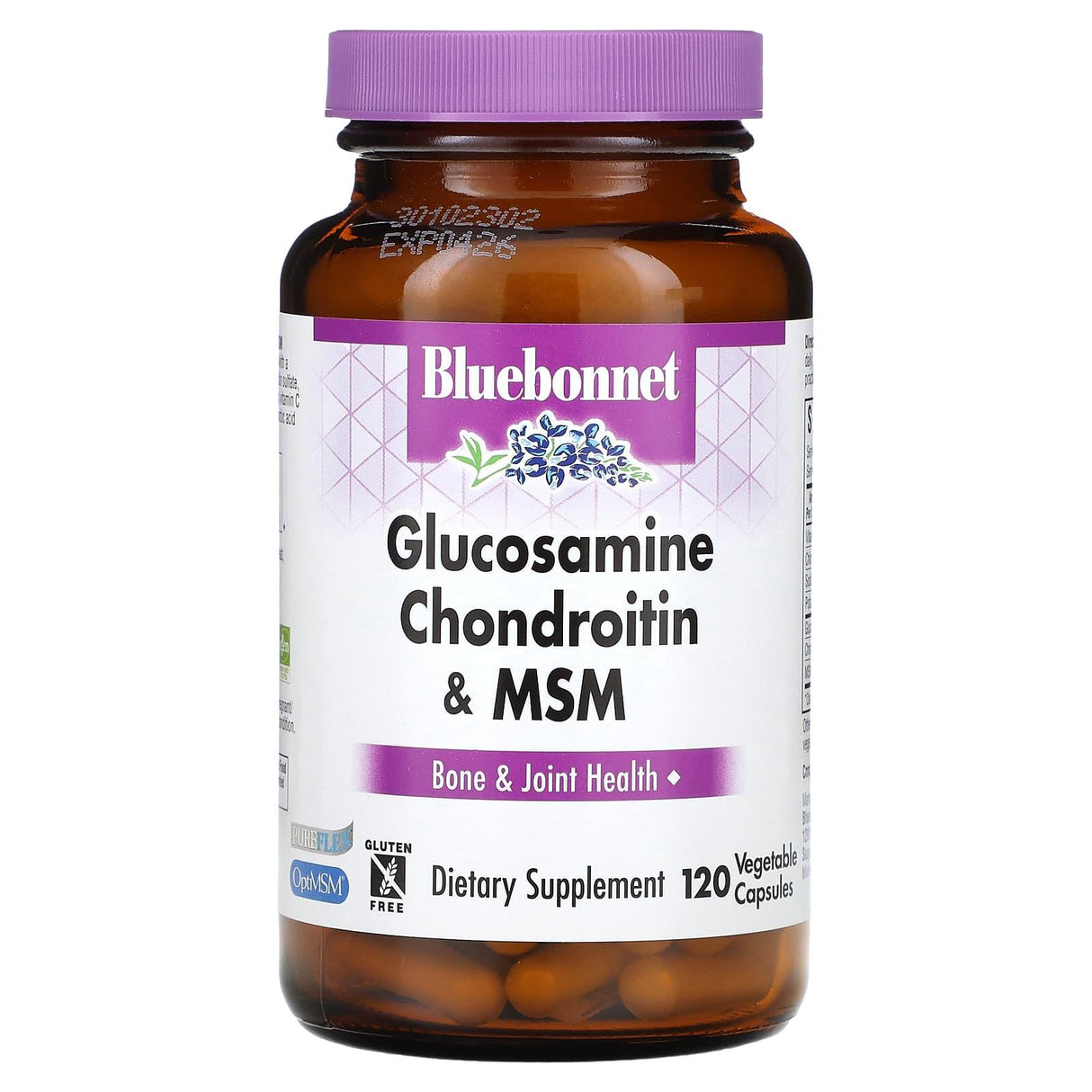 Bluebonnet Nutrition, Glucosamine Chondroitin & MSM, 120 Vegetable Capsules - Supply Center USA