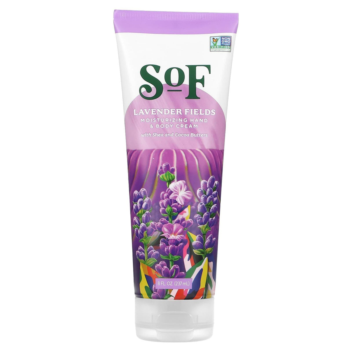 SoF, Moisturizing Hand & Body Cream, Lavender Fields, 8 fl oz (237 ml) - Supply Center USA