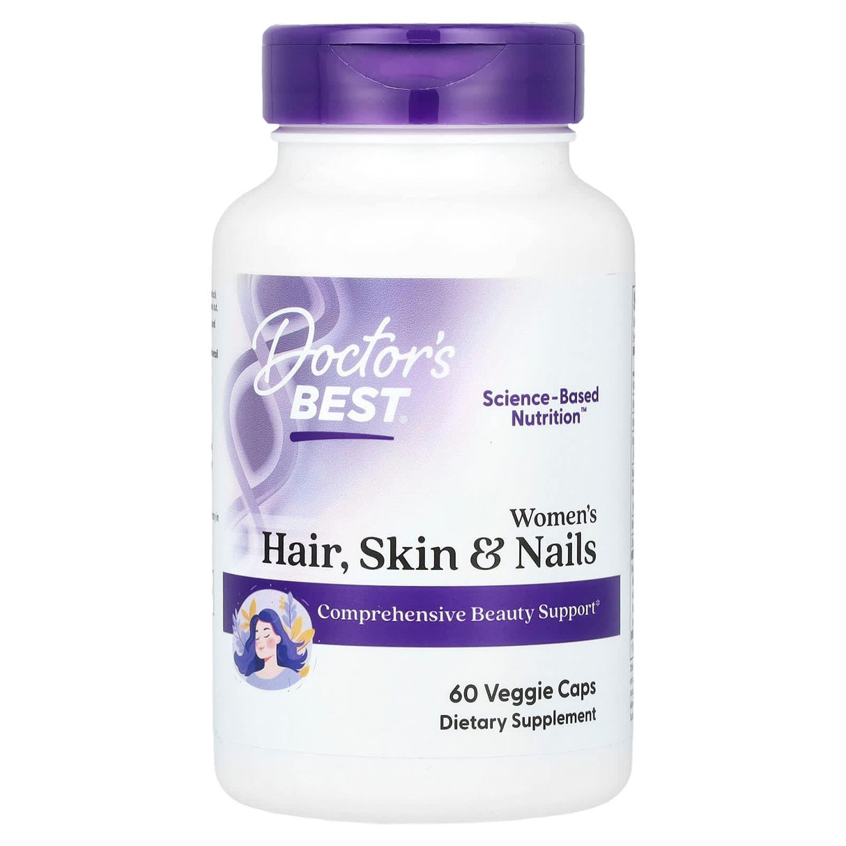 Doctor's Best, Women's Hair, Skin & Nails , 60 Veggies Caps - Supply Center USA