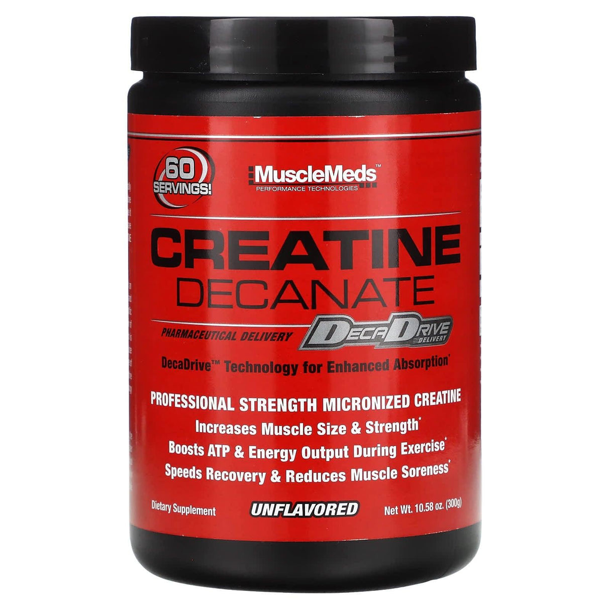 MuscleMeds, Creatine Decanate, Unflavored, 10.58 oz (300 g) - Supply Center USA