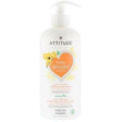 ATTITUDE, Baby Leaves Science, 2-In-1 Natural Shampoo & Body Wash, Pear Nectar, 16 fl oz (473 ml) - Supply Center USA