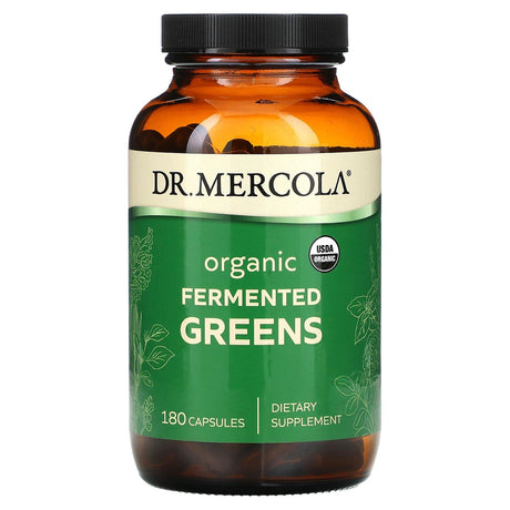 Dr. Mercola, Organic Fermented Greens, 180 Capsules - Supply Center USA