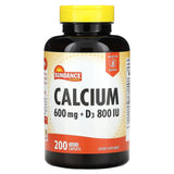 Sundance Vitamins, Calcium, 200 Coated Caplets - Supply Center USA