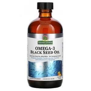 Nature's Answer, Omega-3 with Black Seed Oil, Orange, 8 fl oz (240 ml) - Supply Center USA