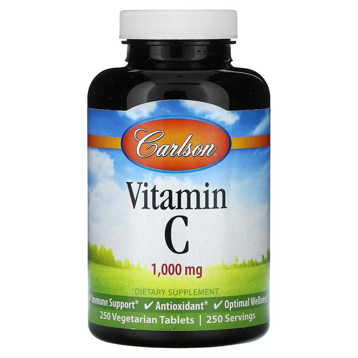 Carlson, Vitamin C, 1,000 mg, 100 Vegetarian Tablets - Supply Center USA