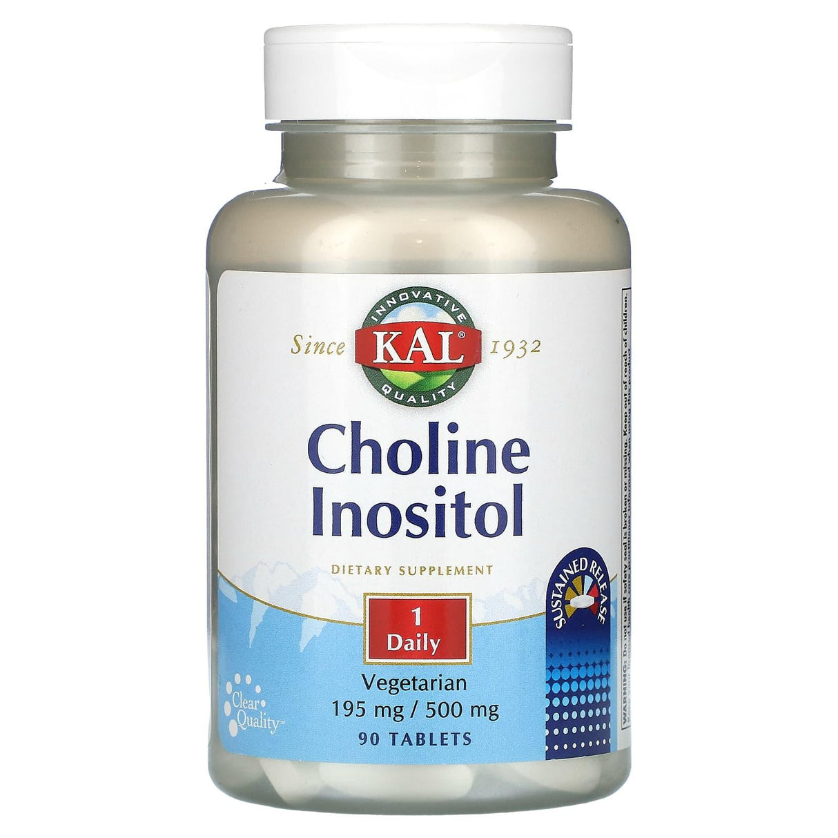 KAL, Choline Inositol, 90 Tablets - Supply Center USA